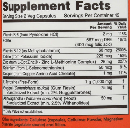 NOW FOODS Thyroid Energy, 90 CT