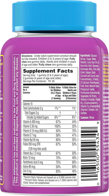 Flintstones Children's Complete Multivitamin Gummies, 70