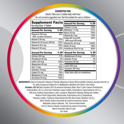 Centrum Silver Adults 50+ Multivitamin Tablet 125 ct