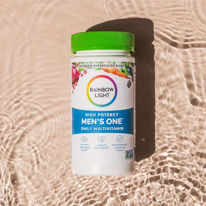Rainbow Light Multivitamin for Men, Vitamin C, D & Zinc, Probiotics,Provides High Potency Immune Support, 90 Tablets