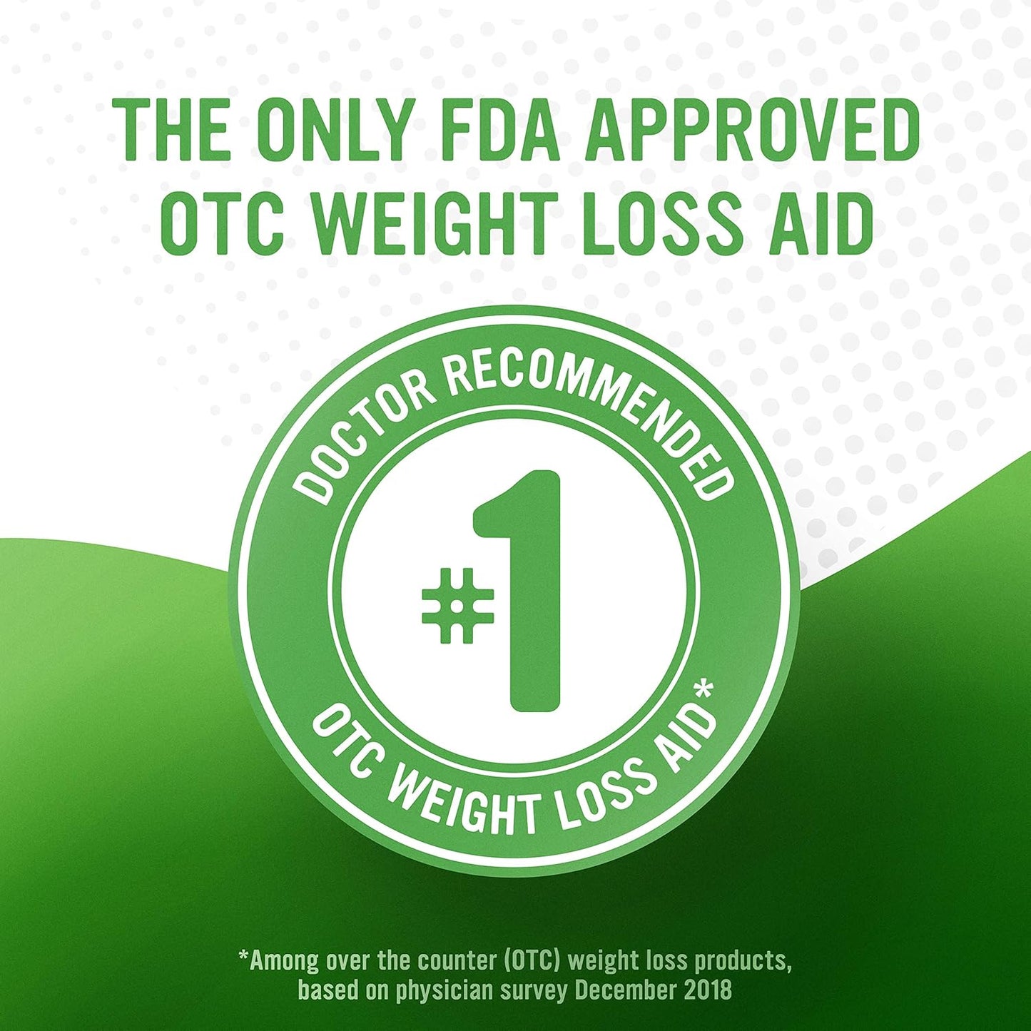 Alli Orlistat Weight Loss Supplement Capsules Starter Pack, 60 Mg, 60 Ct