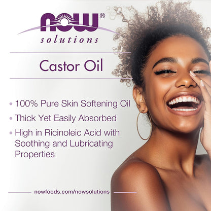 NOW Foods Solution, Castor Oil, 4oz