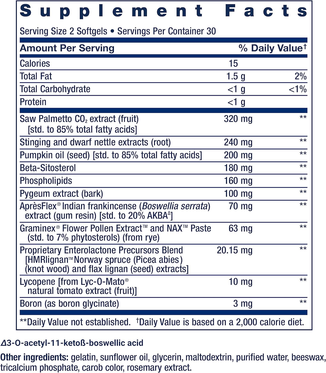 Life Extension Ultra Prostate Formula, saw palmetto for men, pygeum, stinging nettle root, lycopene, 11 nutrients for prostate function, non-GMO, gluten-free, 60 softgels
