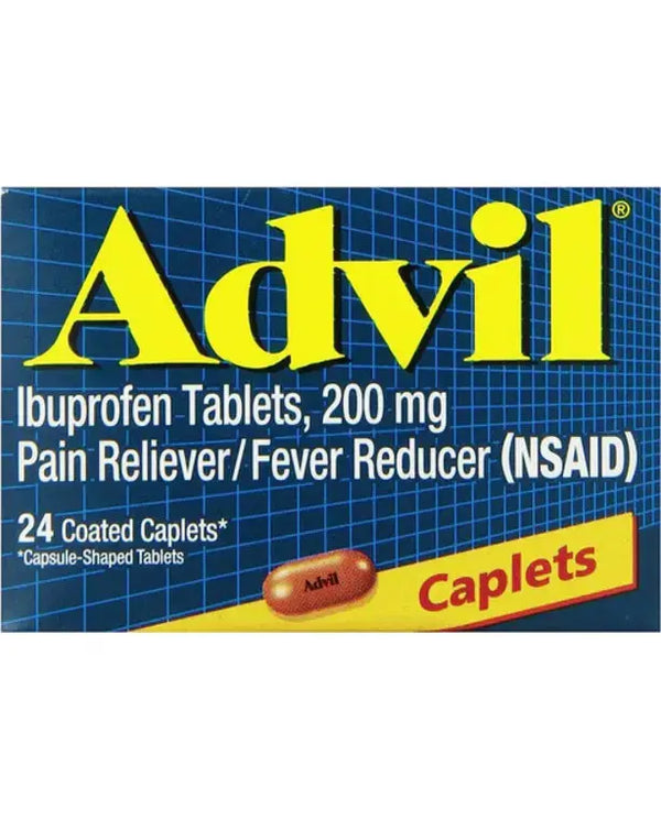Advil Pain Reliever and Fever Reducer, Ibuprofen
200mg for Pain Relief - 24 Coated Tablets