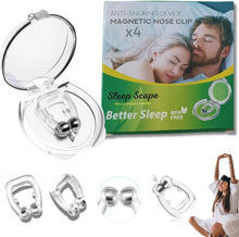 Anti Snoring Devices, Snore Stopper with
Adjustable Magnet, Silicone Nose Clip Stop
Snoring, 4 count
