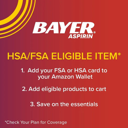 Bayer Extra Strength Aspirin 500 mg, 100 Coated Tablets