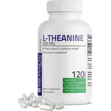 Bronson L-Theanine 200mg (Double-Strength) with Passion Flower Herb, 120 Capsules
