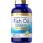 Burpless Fish Oil 1200 mg | 300 Softgels | with 360 mg Omega-3 Fatty Acids | Natural Lemon Flavor | Non-GMO, Gluten Free Supplement
