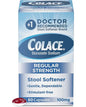 COLACE Regular Strength Stool Softener 100 mg Capsules 60 Count Docusate Sodium Stool Softener for Gentle Dependable Relief

