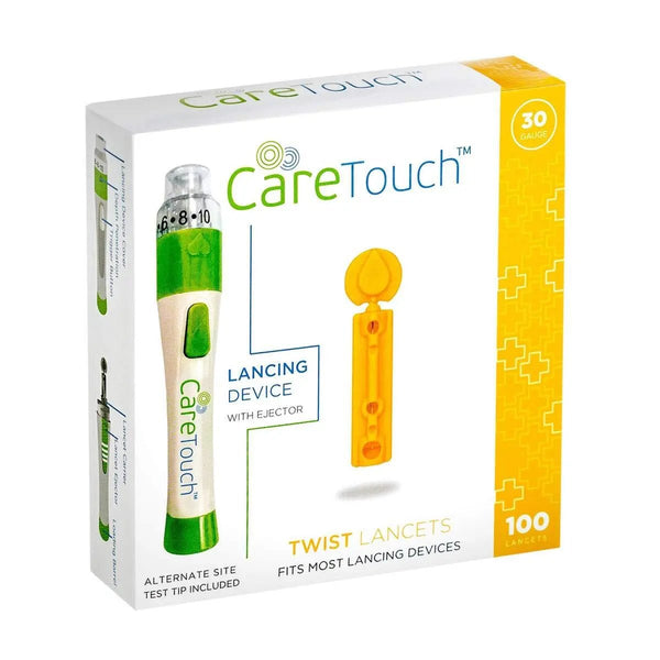 CareTouch Device and 100 Lancets for Diabetes 