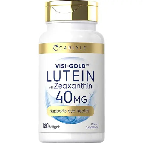 Carlyle Lutein and Zeaxanthin 40 mg | 180 Softgels | Eye Health Vitamins | Non-GMO & Gluten Free Supplement
