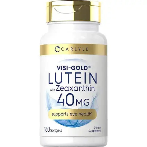 Carlyle Lutein and Zeaxanthin 40 mg | 180 Softgels | Eye Health Vitamins | Non-GMO & Gluten Free Supplement

