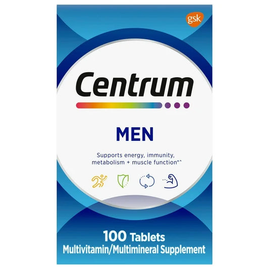 Centrum Men's Multivitamin Supplement Tablets, 100 Count