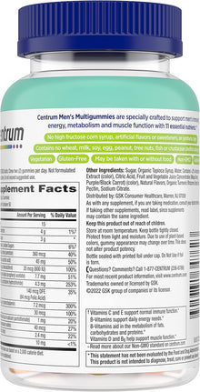 Centrum Men's Multivitamin Gummies, 100 Count