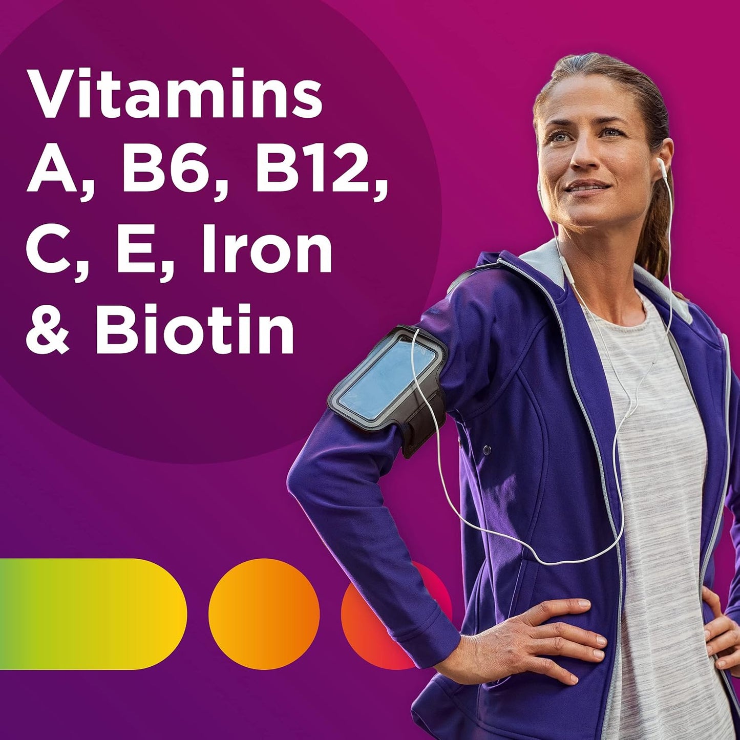 Centrum Multivitamin for Women 18 and Over, 120 Tablets | Contains Vitamin D3, B Vitamins and Antioxidant Vitamins C and E