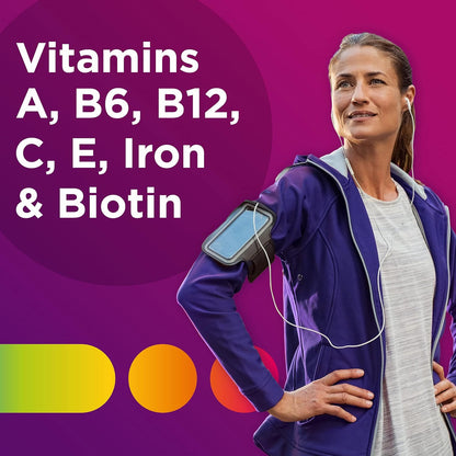 Centrum Multivitamin for Women 18 and Over, 120 Tablets | Contains Vitamin D3, B Vitamins and Antioxidant Vitamins C and E