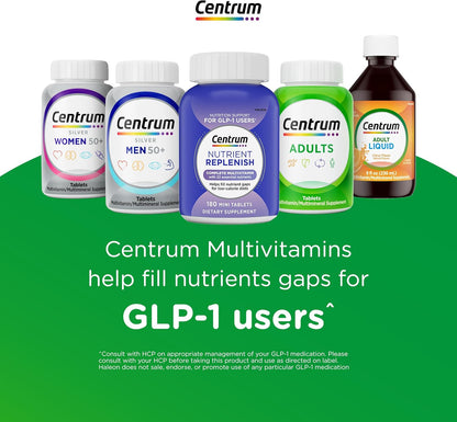 Centrum Multivitamin for Women 18 and Over, 120 Tablets | Contains Vitamin D3, B Vitamins and Antioxidant Vitamins C and E