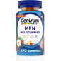 Centrum MultiGummies Gummy Multivitamin for Men, Multivitamin/Multimineral Supplement with Selenium, Antioxidants and Vitamin D3, Assorted Fruit Flavor - 170 Count
