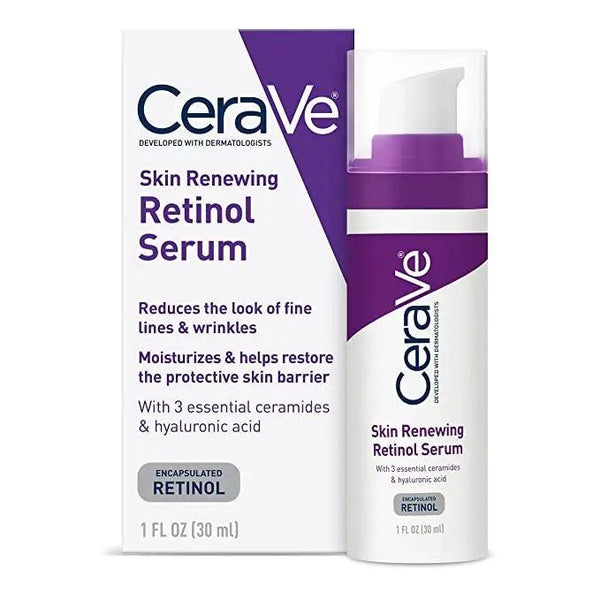 CeraVe Acne Skin Renewing Retinol Face Serum, 1 fl oz
