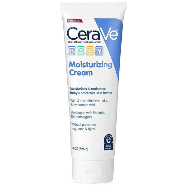 CeraVe Baby Cream | Gentle Moisturizing Cream with Ceramides | Fragrance, Paraben, Dye & Phthalates Free | Rich & Non-Greasy Feel | Gentle Baby Skin Care | 8 Ounce
