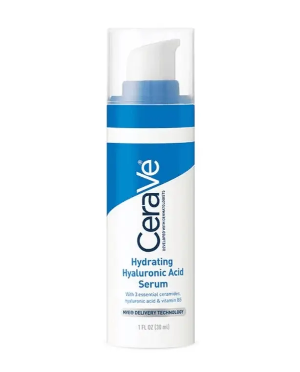 CeraVe Hyaluronic Acid Serum for Face with Vitamin B5 and Ceramides | Hydrating Face Serum for Dry Skin | Fragrance Free | 1 Ounce
