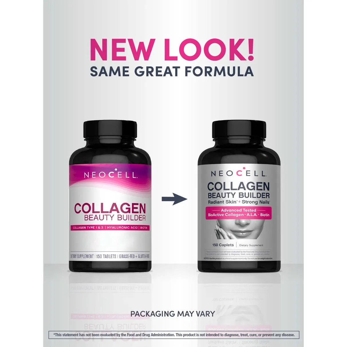 NeoCell Collagen Beauty Builder, Collagen Type 1 & 3, 150 Tablets
