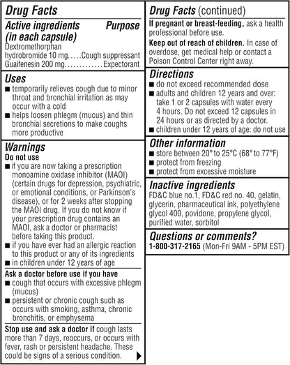 Coricidin HBP Chest Congestion & Cough Liqui-Gels 20 Count