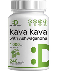 Deal Supplement Kava Kava Supplement 750mg Per Serving, 240 Capsules, 4 Months Supply