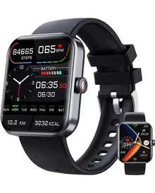 Diabetic Watches, Bluetooth Fashion Smartwatch, F57L Blood Glucose Monitoring Smartwatch Non-invasive Blood Sugar Test Smart Watch, Painless Blood Glucose Testing Fashionable Sports Watch (black)