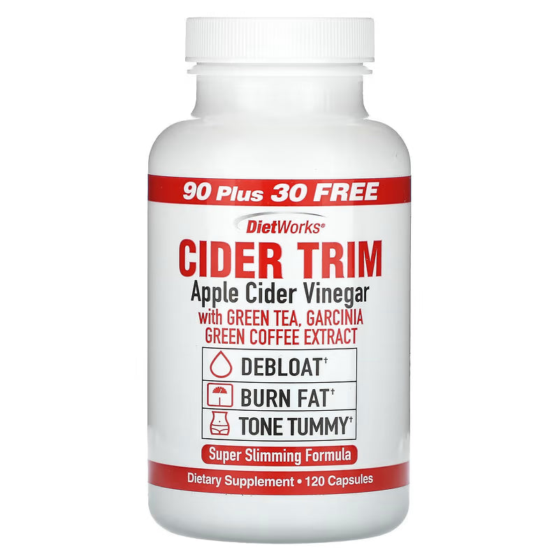 Windmill Dietworks Apple Cider Vinegar, 120 Capsules