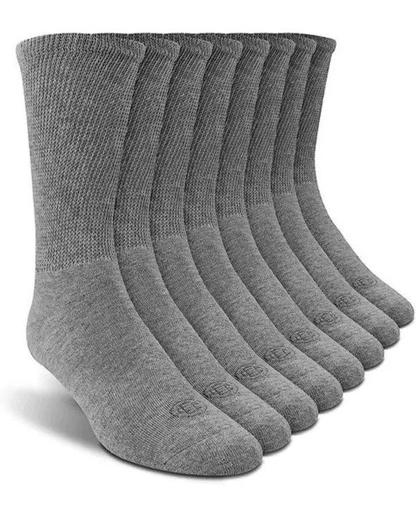 Doctor's Choice Diabetic Socks for Men, Seamless Socks with Non Binding Top, 4 Pairs, Large 9-12 & X-Large 13-15
