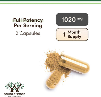 Tongkat Ali 1,020mg, High Potency 200:1, For Men, 60 Capsules