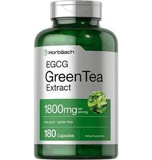 EGCG Green Tea Extract Pills | 180 Capsules | Max Potency | Non-GMO & Gluten Free Supplement | by Horbaach

