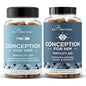 EU Natural Conception Fertility for Her & Him Bundle - Promote Hormone Balance, Cycle Consistency, Aid Ovulation – 120 Count

