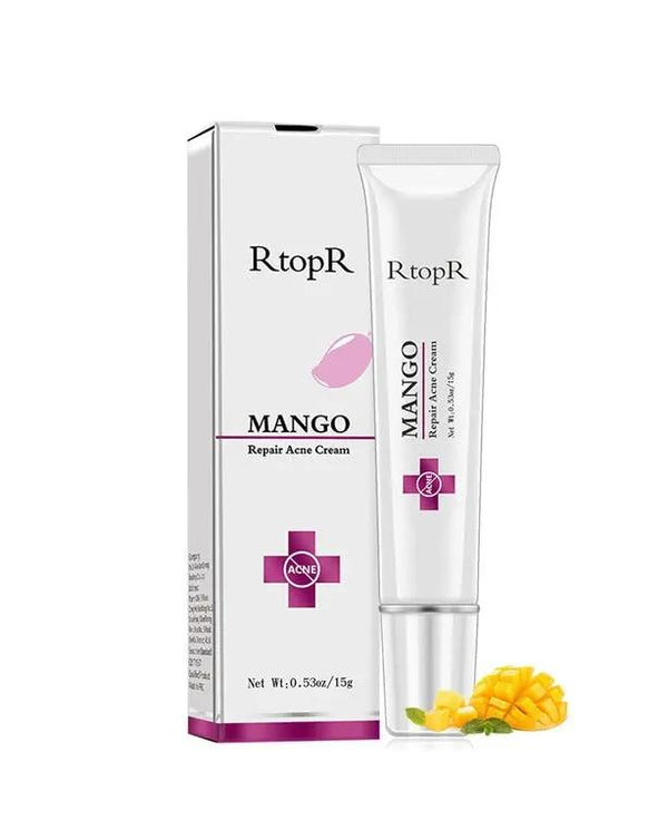 Easilydays Mango Repair Acne Cream, Face Pimple Removal Cream Acne Scar Treatment, Moisturize Skin, Fade Pockmarks Gently and Shrink Pores, for Acne Scar Removal, Spots, Balanced Water and Oil
