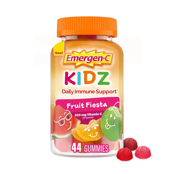 Emergen-C Kidz Daily Immune Support with Vitamin C, Fruit Fiesta - 44 ct
