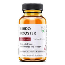 Energy Pills Organic Maca Root - Testosterone Booster with Korean Red Ginseng & L-Theanine - Libido Enhancement for Men & Women - Gluten-Free Vegan Non-GMO Supplement Capsules
