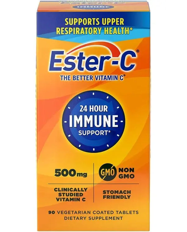 Ester-C 500 mg 24 Hour Vitamin C Tablets for Immune Support, Vitamin C Supplement, 90 Count
