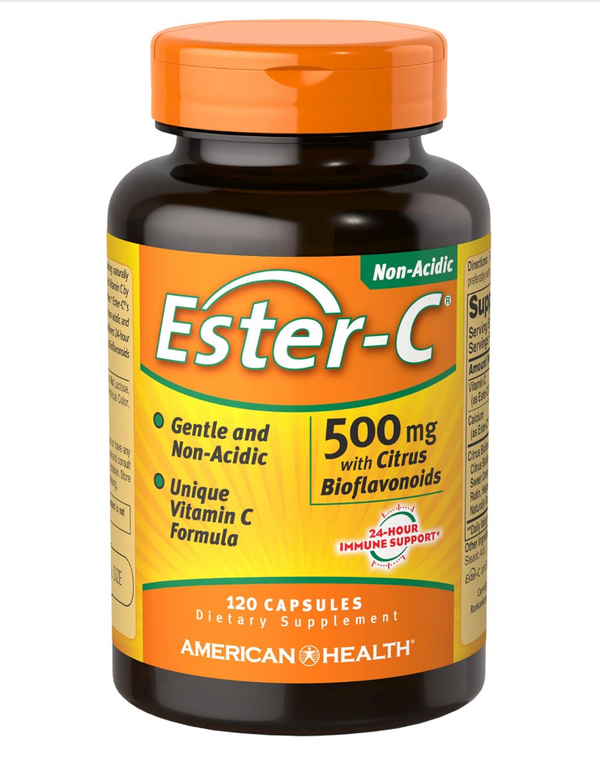 Ester-C® 500 mg with Citrus Bioflavonoids 120 Capsules
