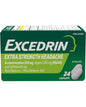 Excedrin Extra Strength Caplets for Headache Pain Relief, 250mg
acetaminophen, asprin 250mg, caffeine 65mg 24 Count