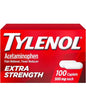Extra Strength Caplets with 500 mg Acetaminophen, Pain Reliever & Fever Reducer, Acetaminophen for Minor Arthritis Pain, Headache, Backache - 100 count
