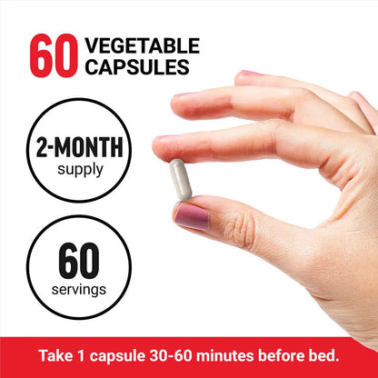 FORCE FACTOR Melatonin 5mg, 60 Vegetable Capsules