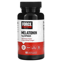 FORCE FACTOR Melatonin 5mg, 60 Vegetable Capsules