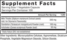 FORCE FACTOR Milk Thistle Liver Support with Dandelion Root and Artichoke, 300mg Silymarin, 100 Vegetable Capsules