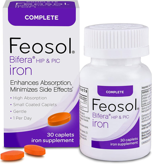 Feosol Complete Dual Iron, 30 Count