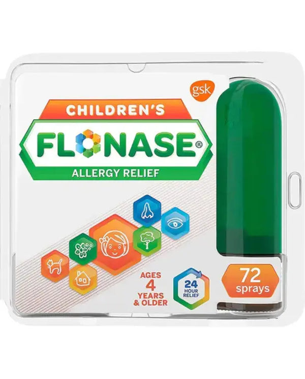 Flonase Children's Allergy Medicine for 24 Hour Relief Metered Nasal Spray, 72 Sprays
