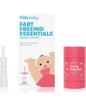 Frida Baby Fart Freeing Essentials | Includes Windi and Gassy Belly Rub for Safe, Natural, and Instant Gas and Colic Relief for Infants and Babies
