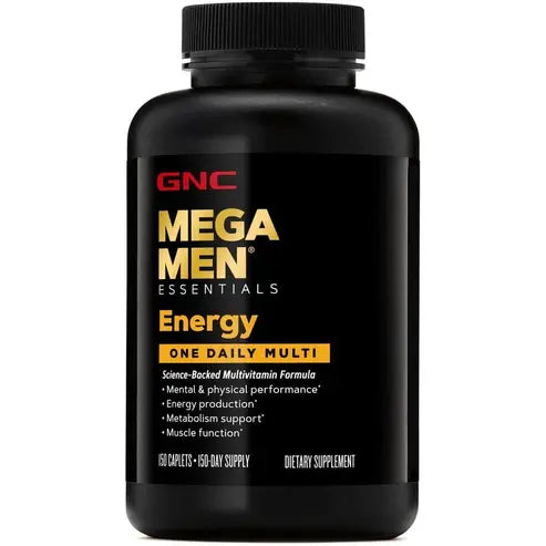 GNC Mega Men Energy Essentials One Daily Multi - 150 Caplets
