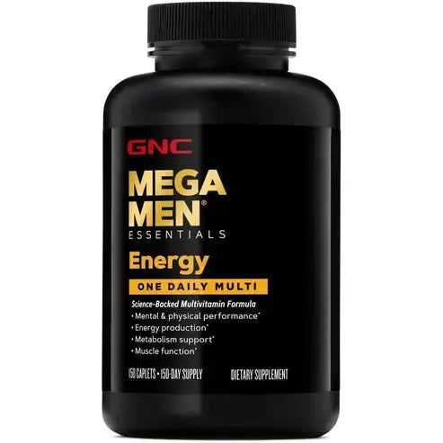 GNC Mega Men Energy Essentials One Daily Multi - 150 Caplets

