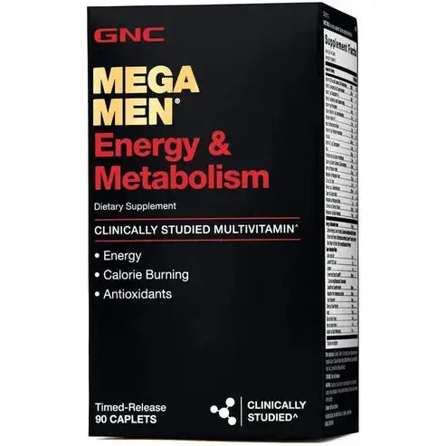 GNC Mega Men Energy Metabolism 90 Caplets
